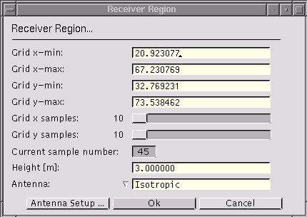 RadioTracer Dialog Box