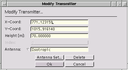 RadioTracer Dialog Box